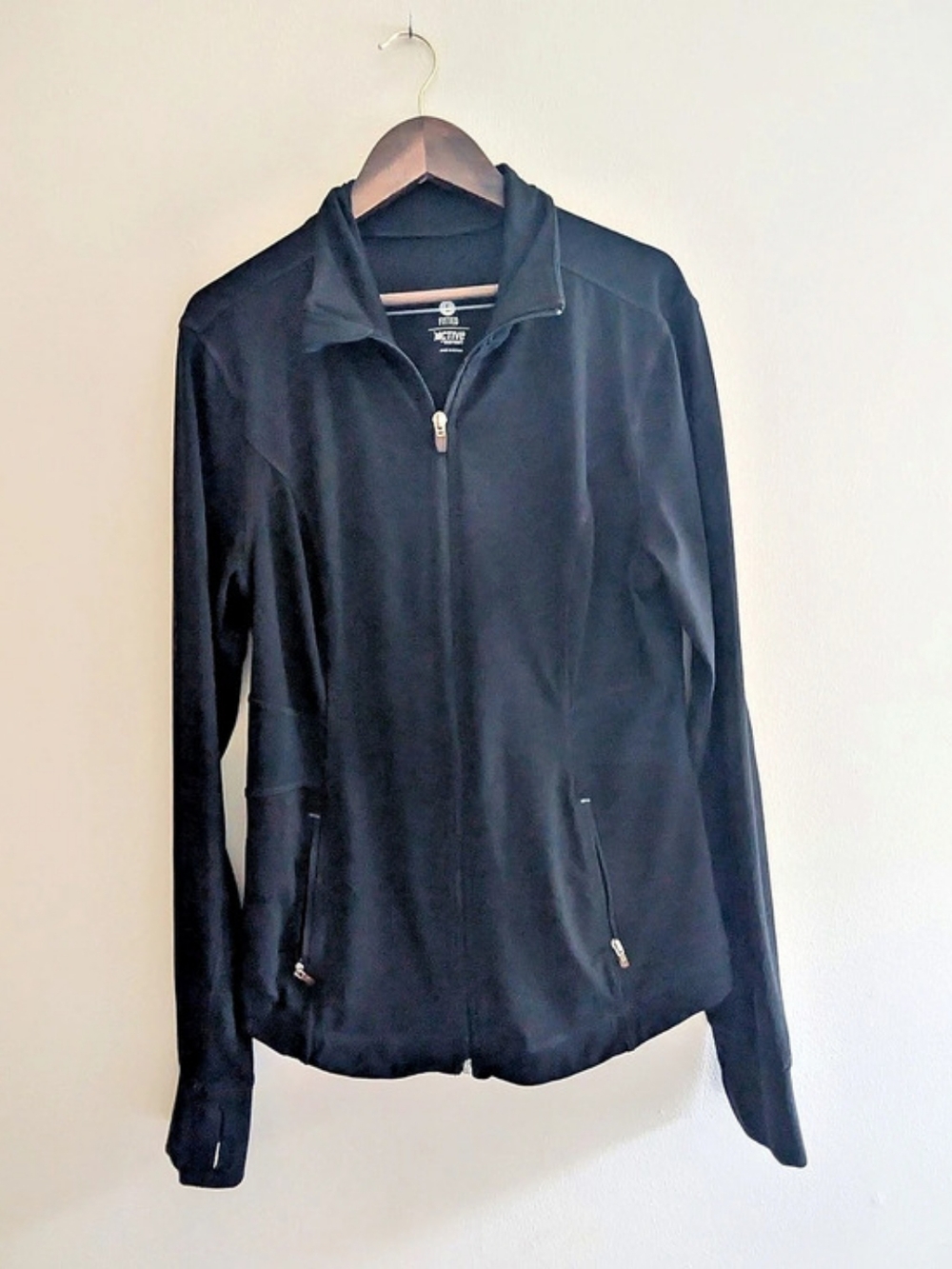 Old Navy Black Full-Zip Jacket